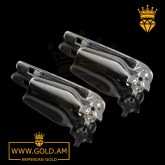 Buy 14k gold earrings for women armenian gold fashion jewelry где купить золотые серьги с драгоценными камнями недорого Серьги (9)